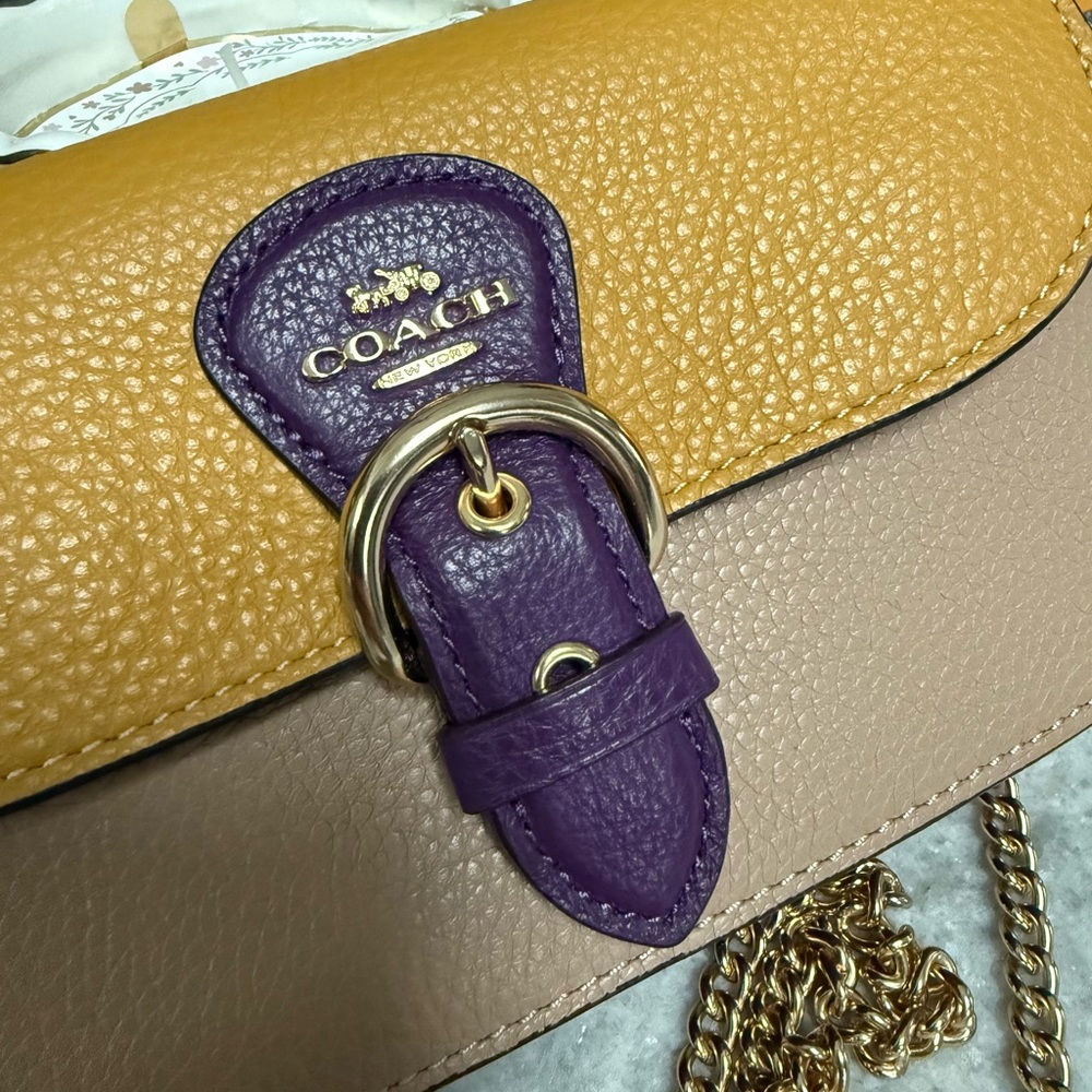 Coach Cleo “Colorblock” Crossbody Bag